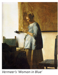 Vermeers "Woman in Blue"