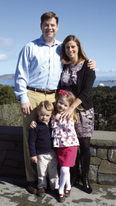 Mark Farrell and family